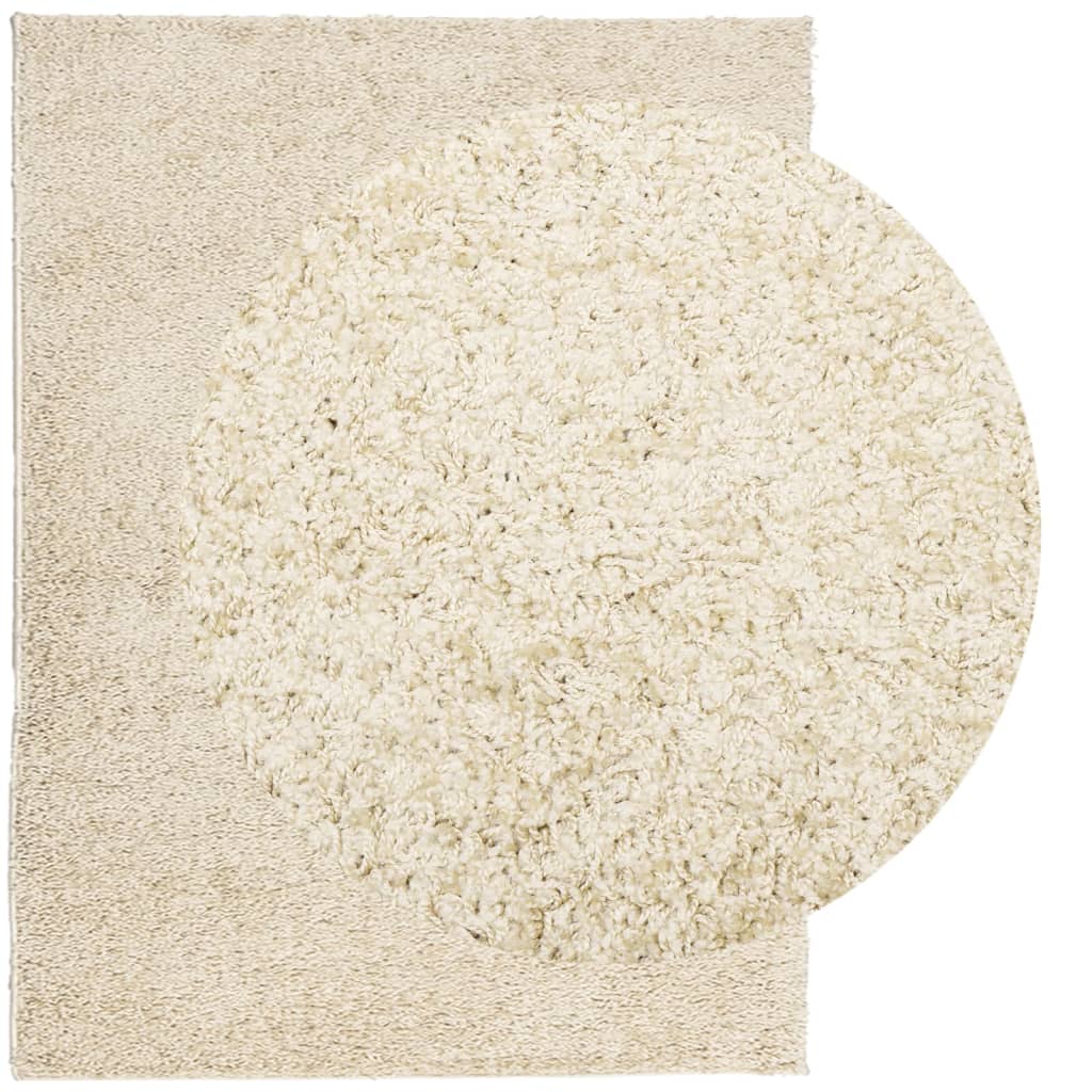 Vidaxx tapis pamplona shaggy poils longs moderne 300x400 cm or