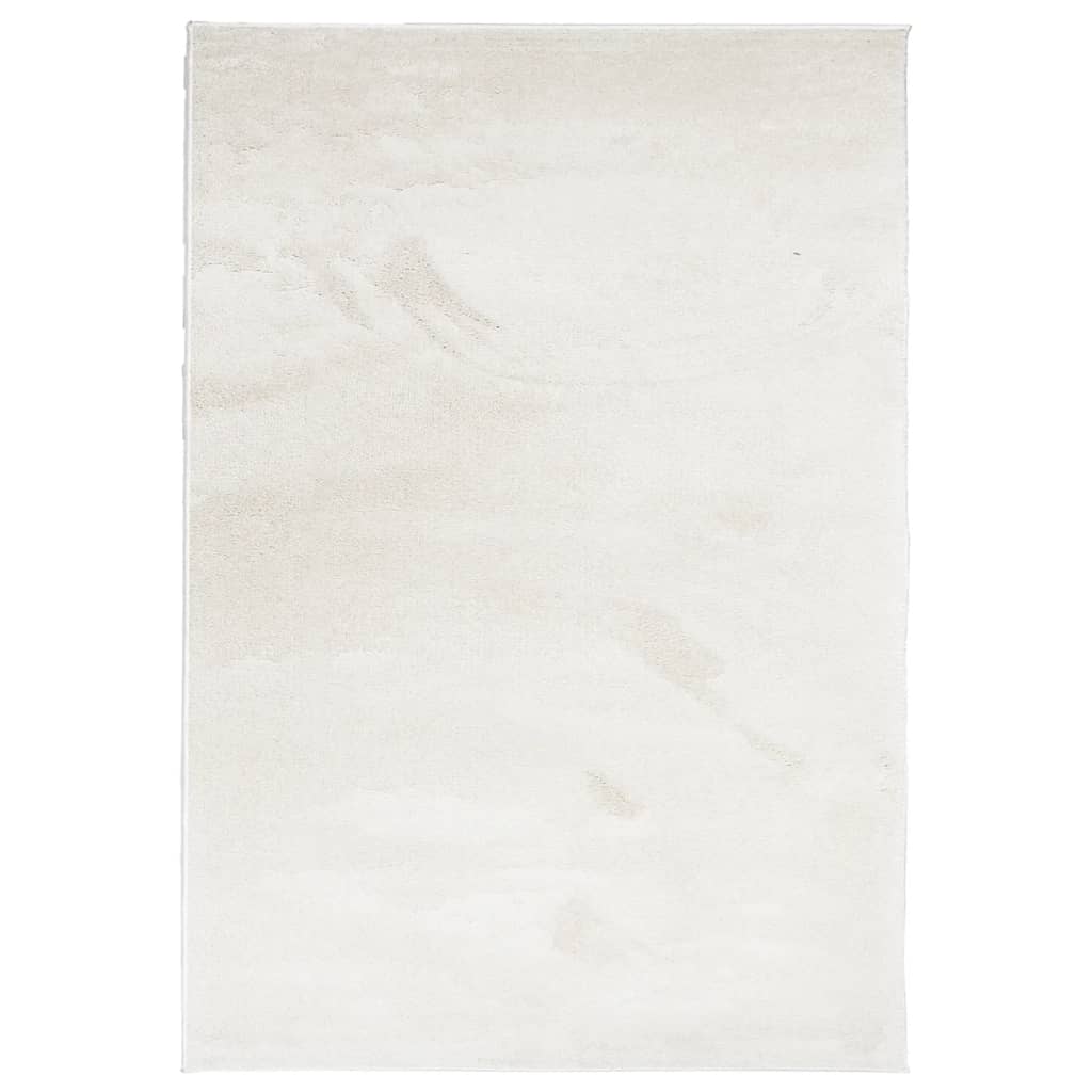 VidaXL Tapis OVIEDO poils ras 200x280 cm beige