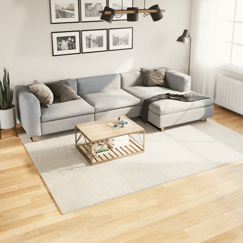VidaXL Tapis OVIEDO poils ras 200x280 cm beige