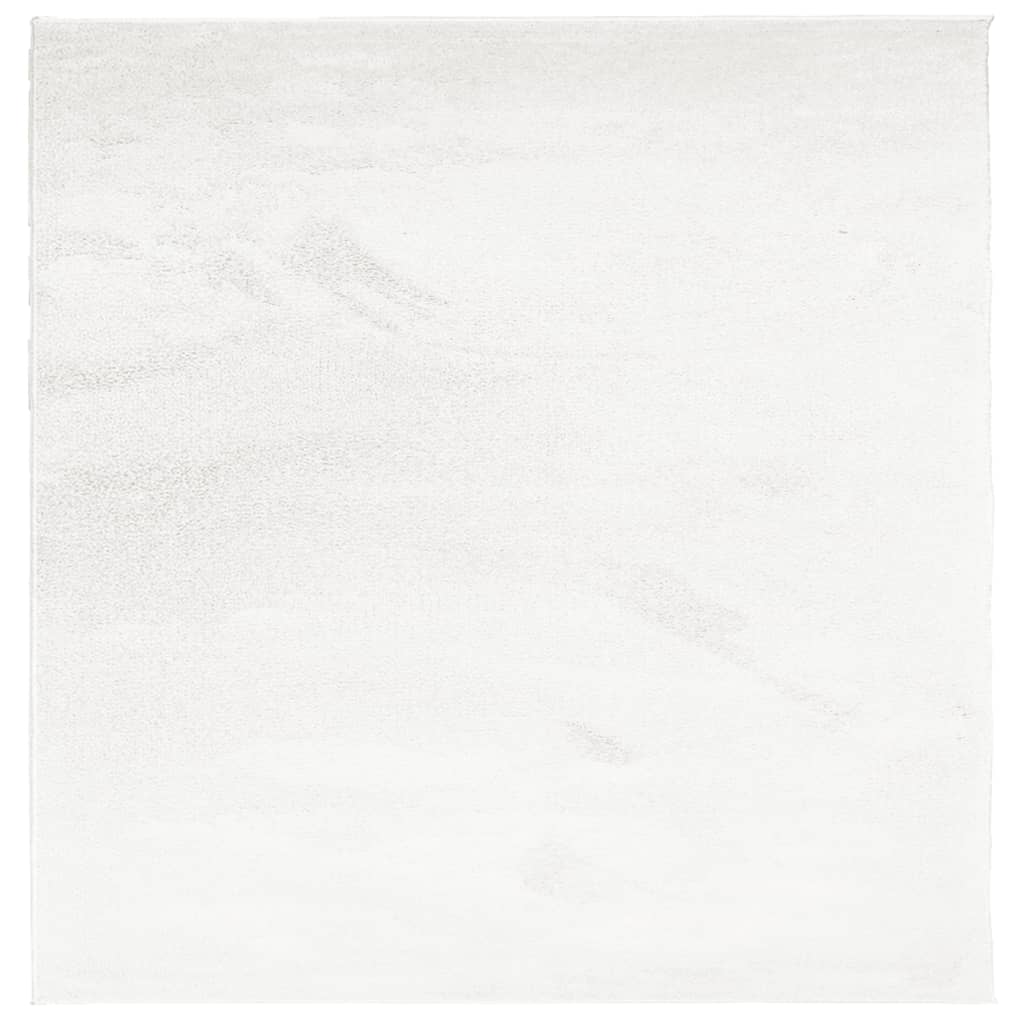 Vidaxx tapis oviedo poils ras 160x160 cm crème