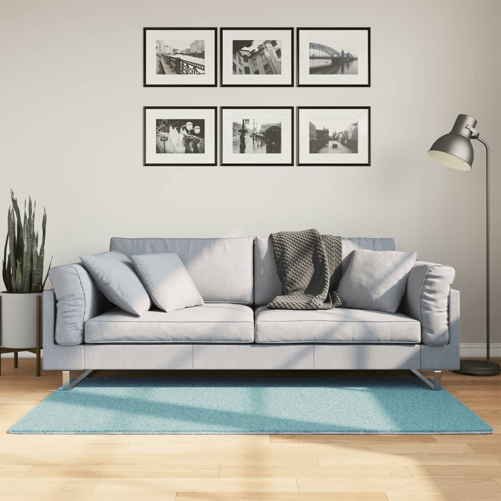 Vidaxx tapis oviedo poils ras 80x150 cm vert