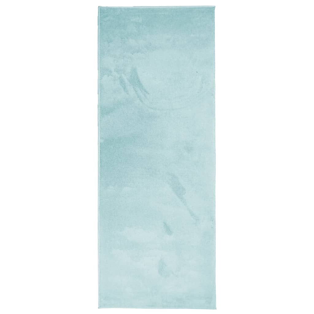 VidaXL tapis oviedo poils ras 80x200 cm vert