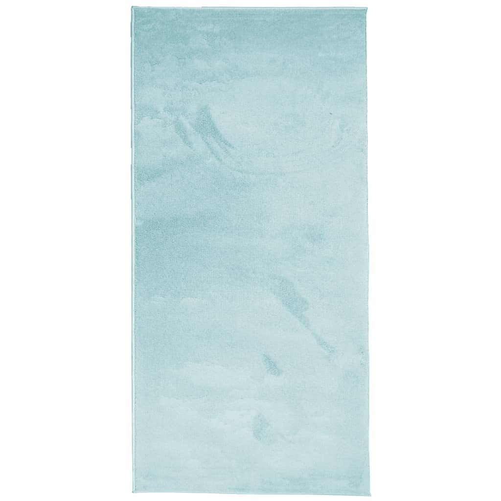 VidaXL tapis oviedo poils ras 100x200 cm vert
