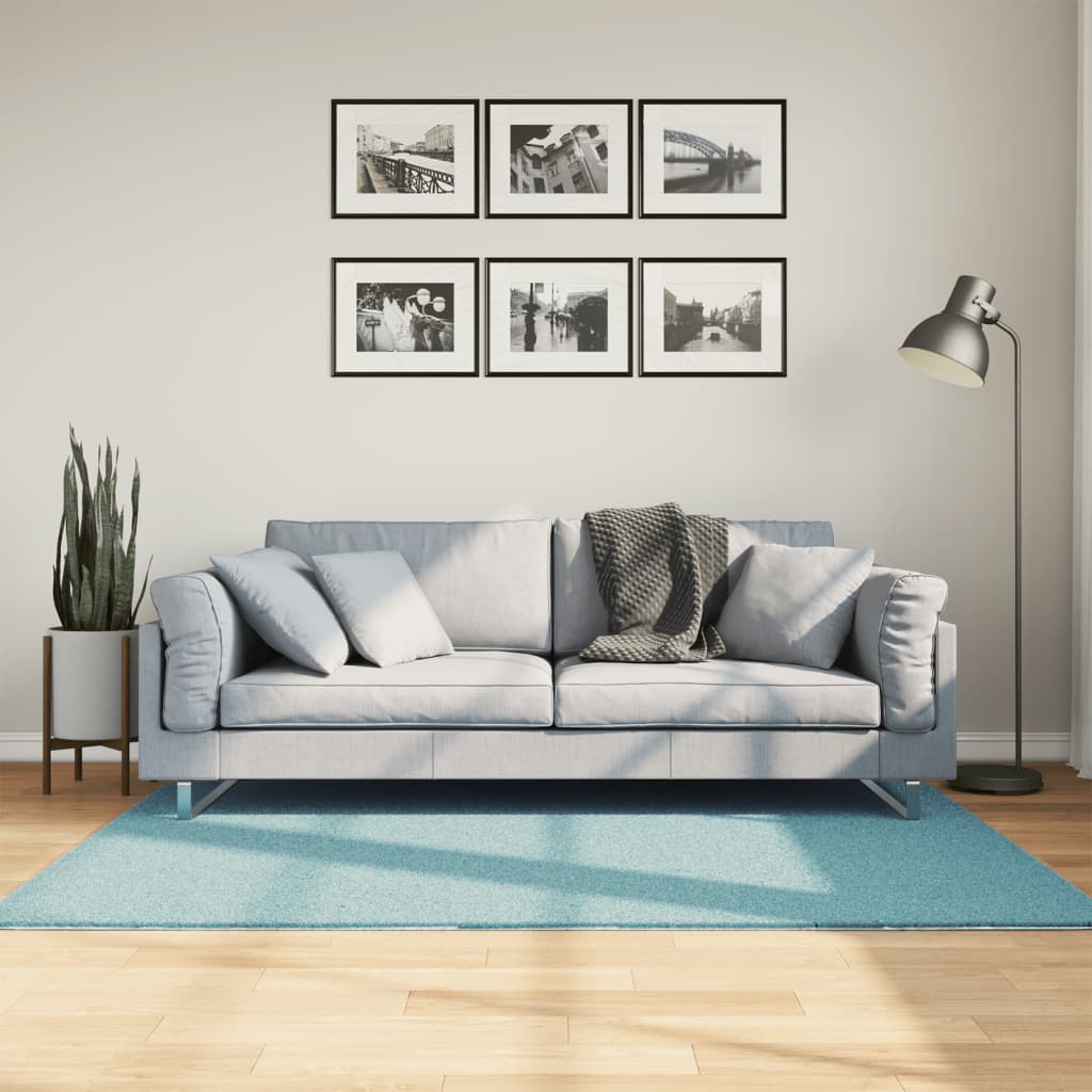 VidaXL tapis oviedo poils ras 120x170 cm vert