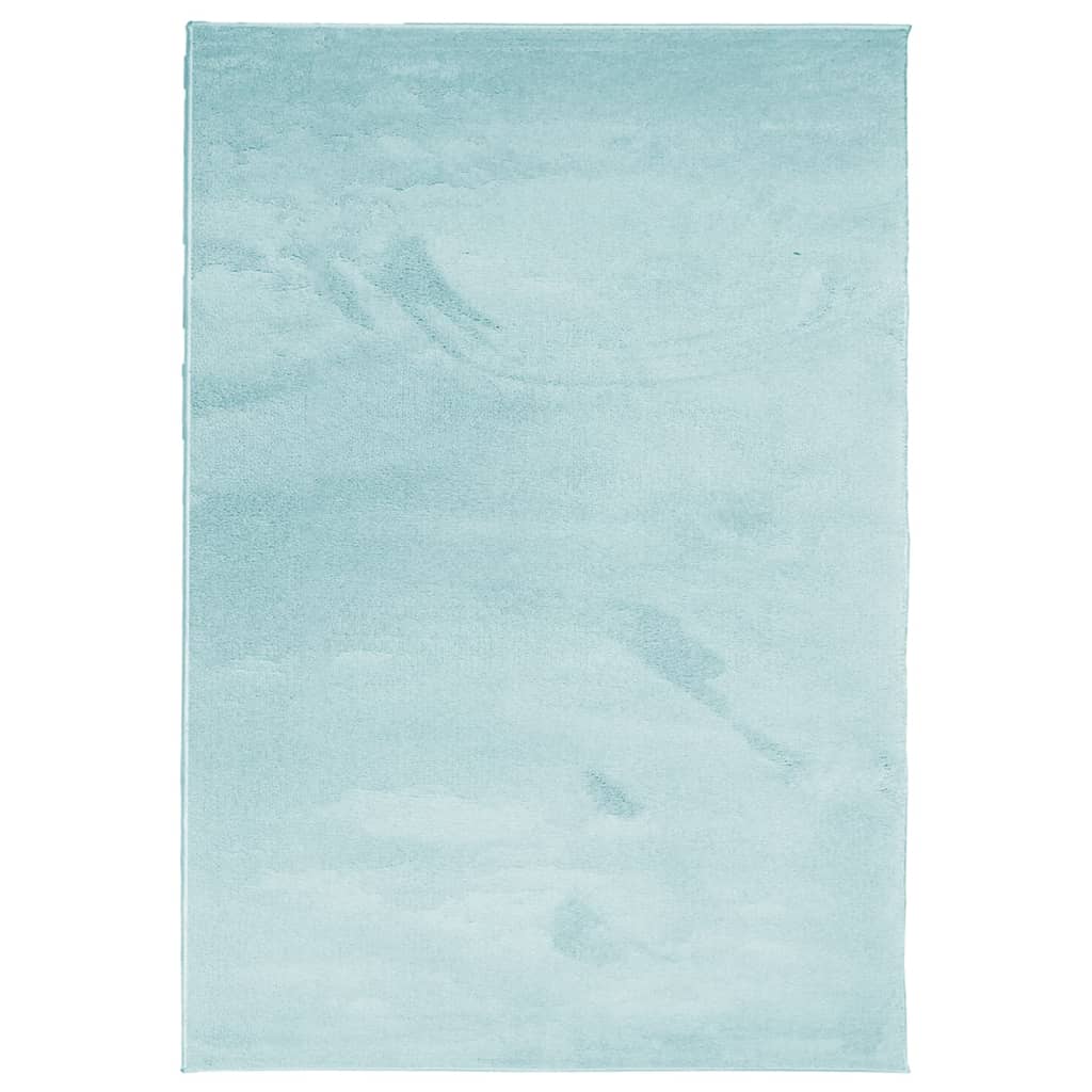 VidaXL tapis oviedo poils ras 140x200 cm vert