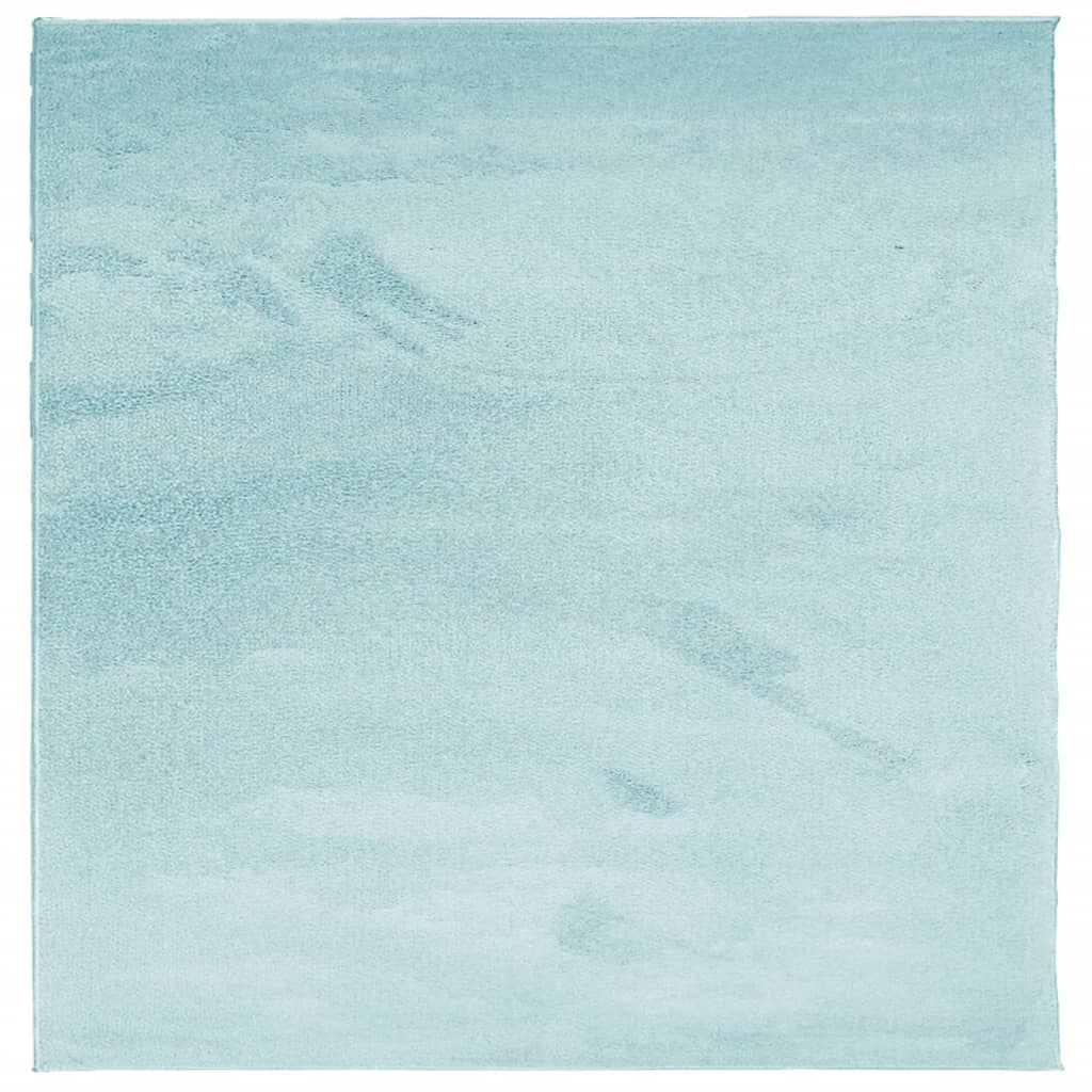 VidaXL tapis oviedo poils ras 160x160 cm vert