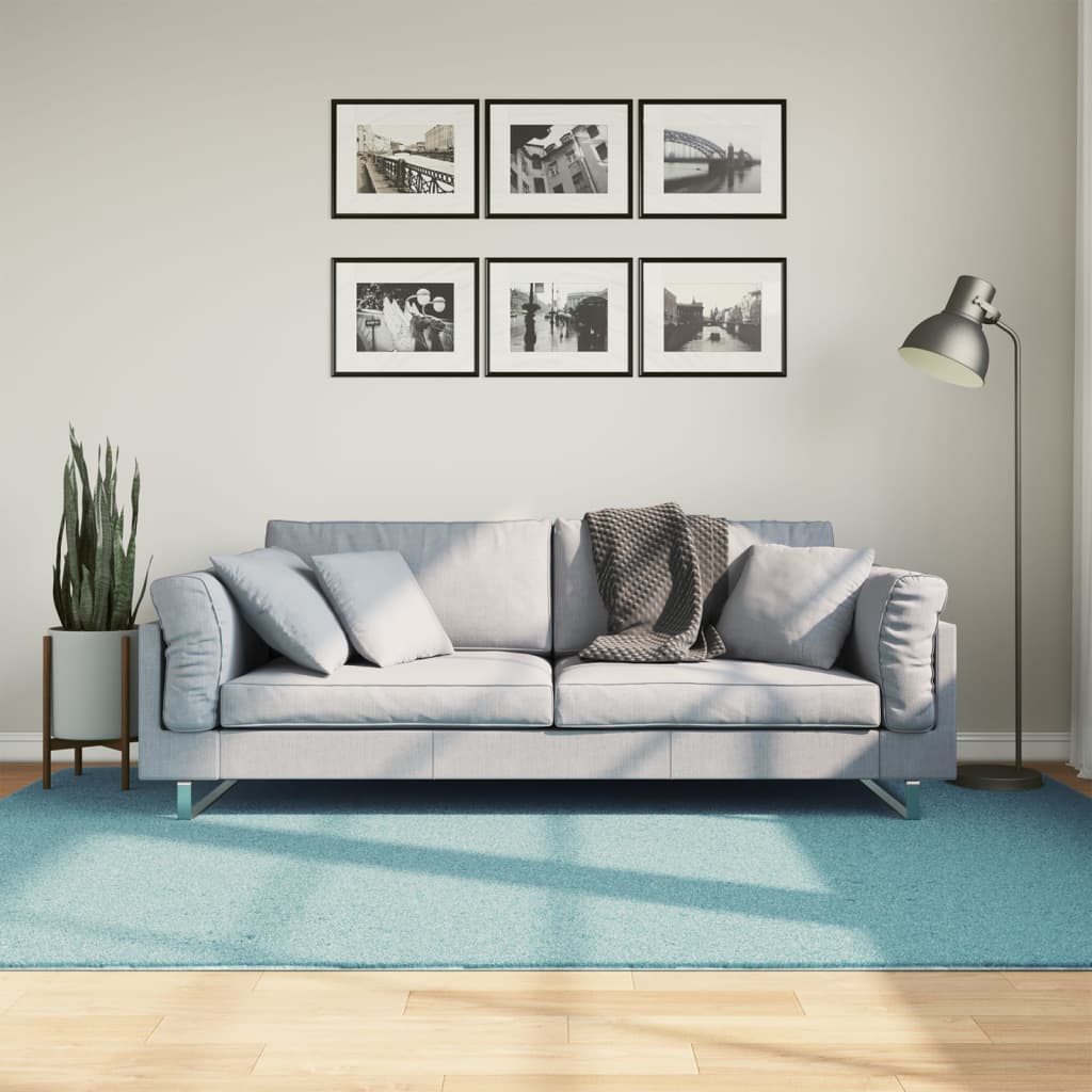 VidaXL tapis oviedo poils ras 160x230 cm vert