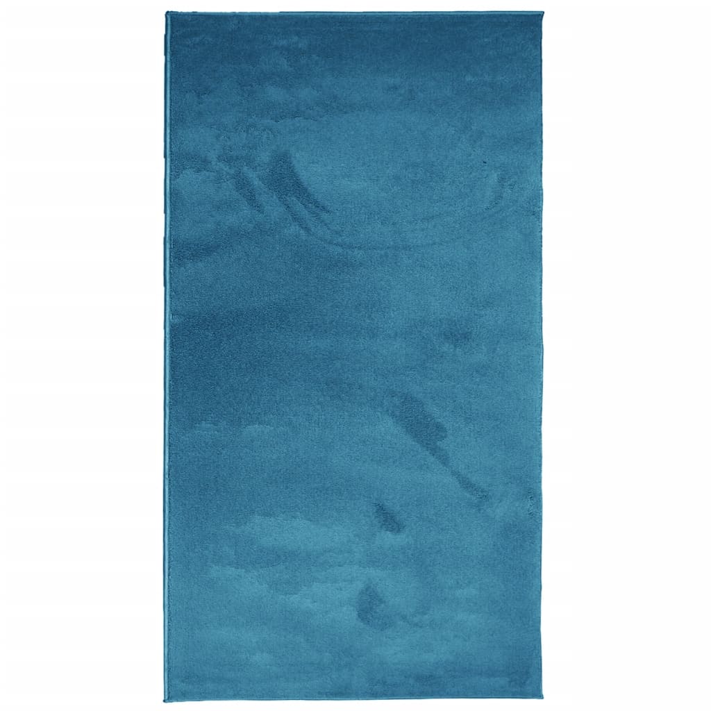 VidaXL Tapis OVIEDO poils ras 60x110 cm turquoise