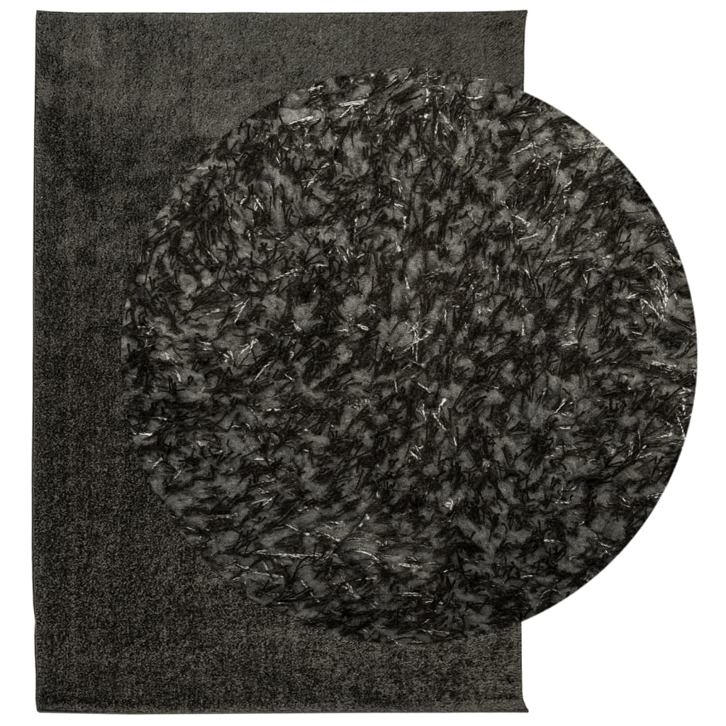 Vidaxx tapis istan poils longs brillant 160x230 cm anthracite