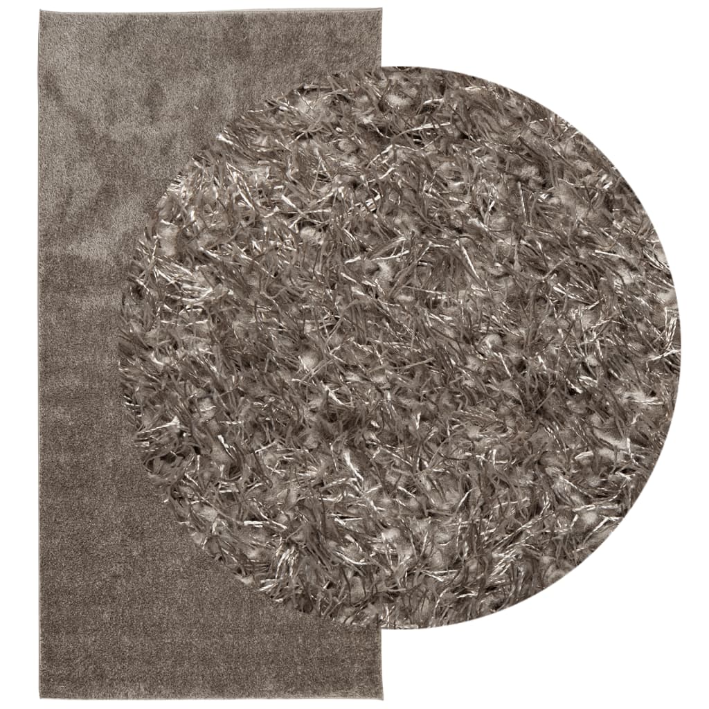 Vidaxx tapis istan poils longs brillant 100x200 cm gris