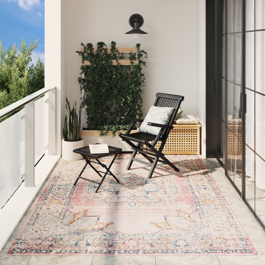 VidaXL tapis Arbizu intérieur et extérieur style vintage 200x280 cm