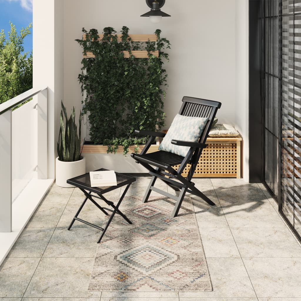 VidaXL tapis Arbizu intérieur et extérieur style vintage 80x150 cm