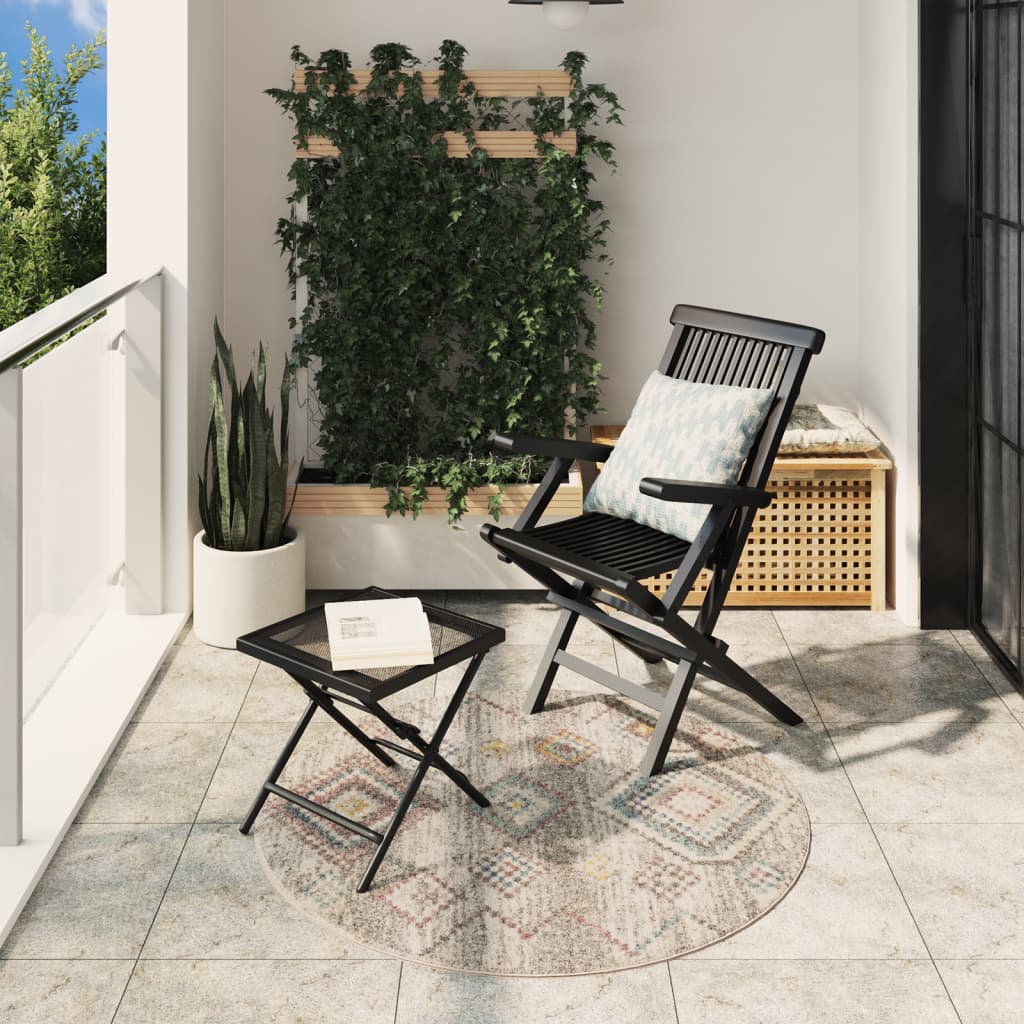 VidaXL tapis Arbizu intérieur et extérieur style vintage ø 120 cm