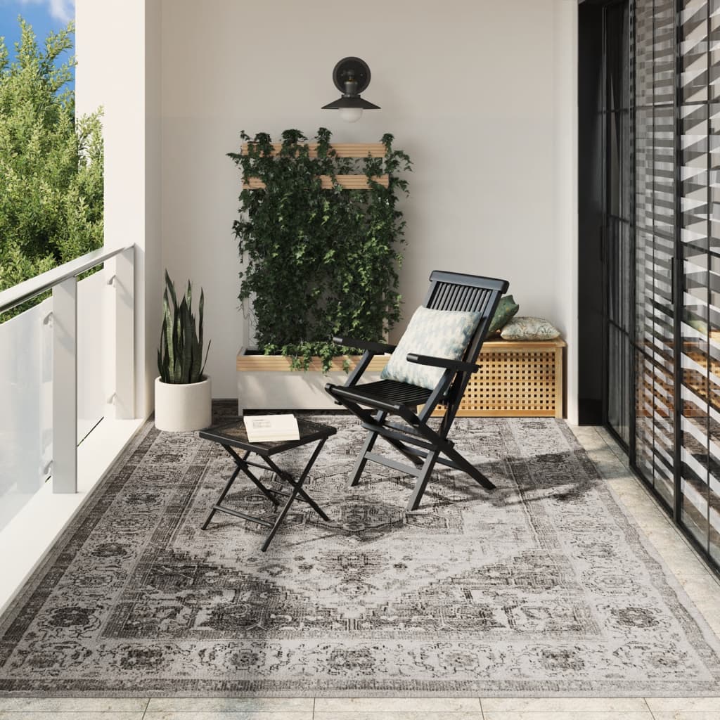 VidaXL tapis Arbizu intérieur et extérieur style vintage 240x340 cm