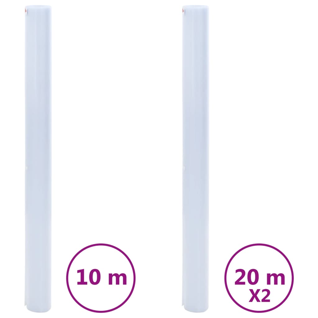 VidaXL Films pour fenêtres 3 pcs statique mat PVC transparent gris