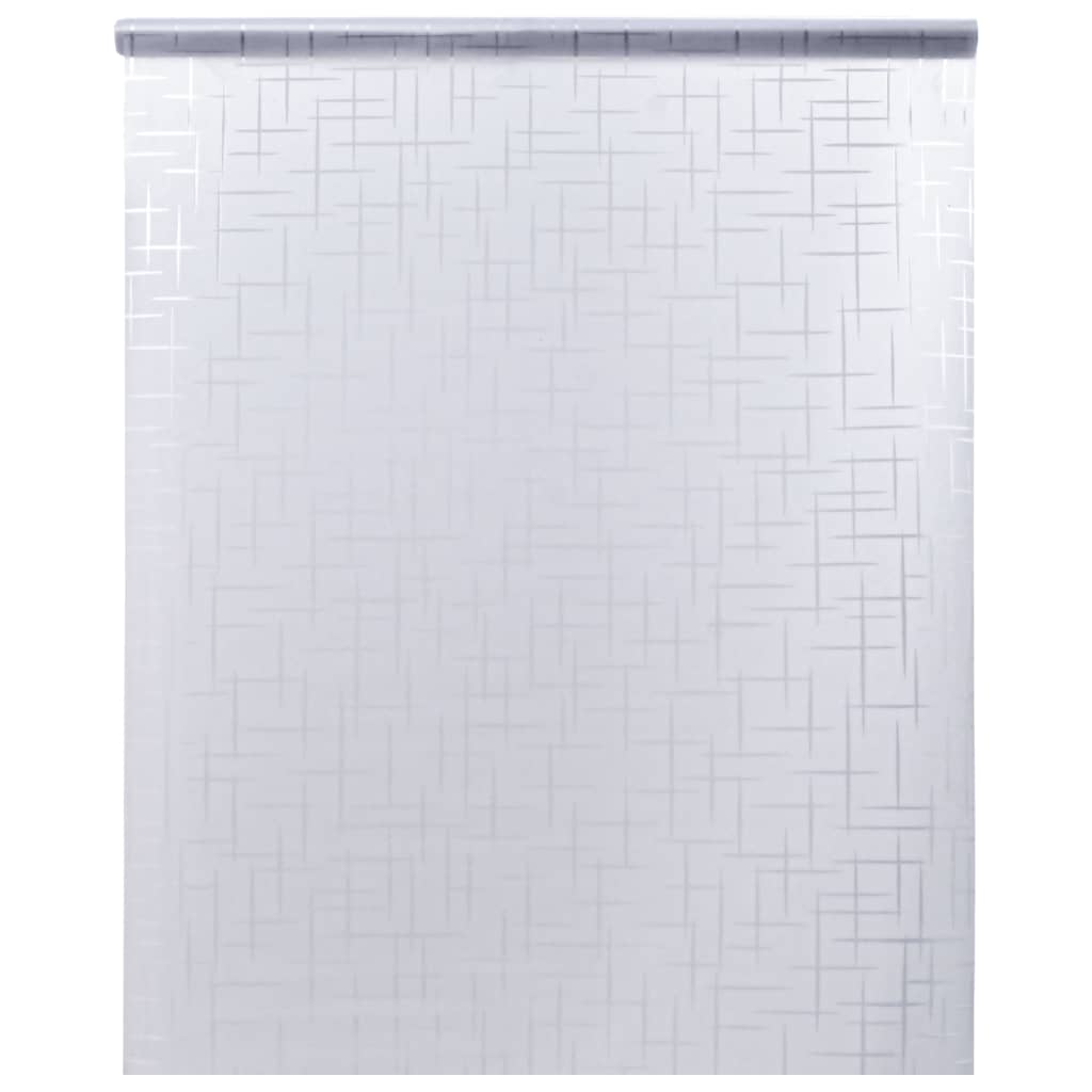 VidaXL Films pour fenêtres 2 pcs motif étoile mat PVC