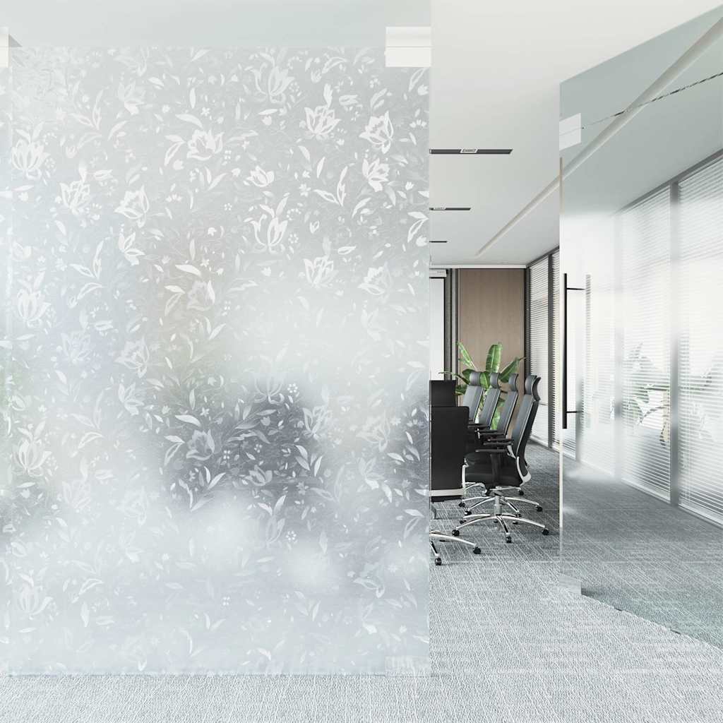 Vidaxx film pour fenêtre motif floral mat 60x500 cm PVC