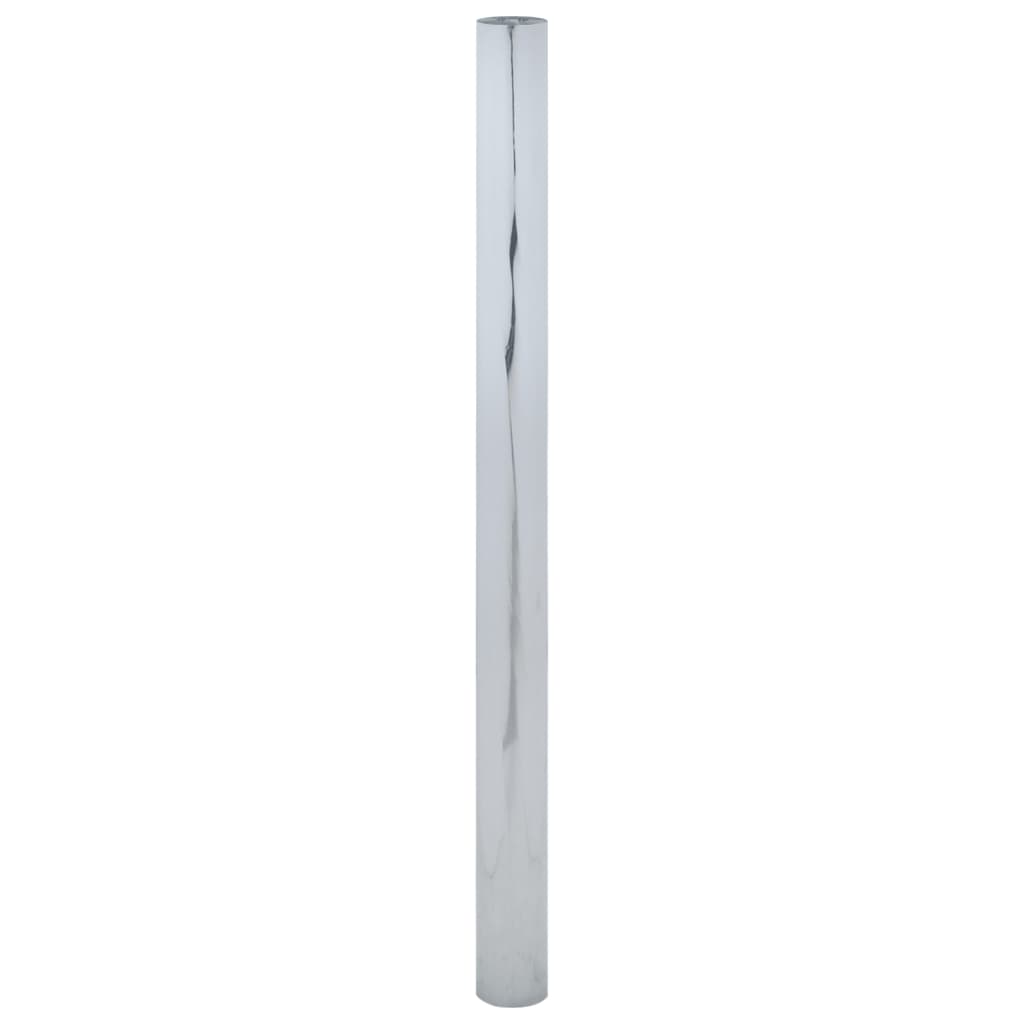 Vidaxx film solaire réfléchissant statique 45x1000 cm PVC couleur argent