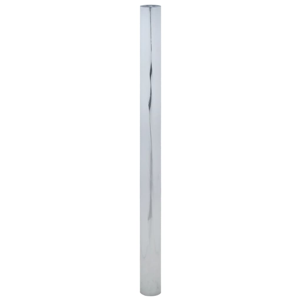Vidaxx film solaire réfléchissant statique 90x1000 cm PVC couleur argent