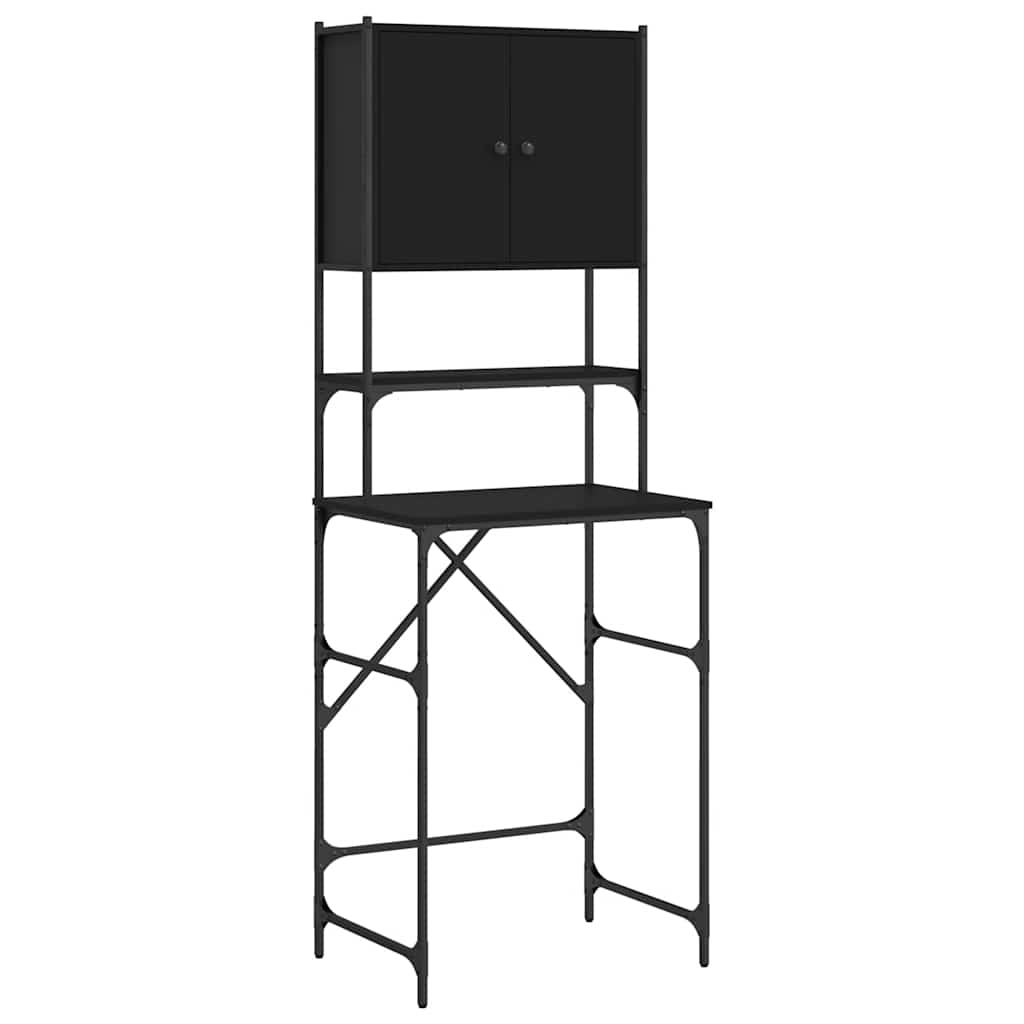 Vidaxx meuble lave-linge 68x48,5x194 cm noir