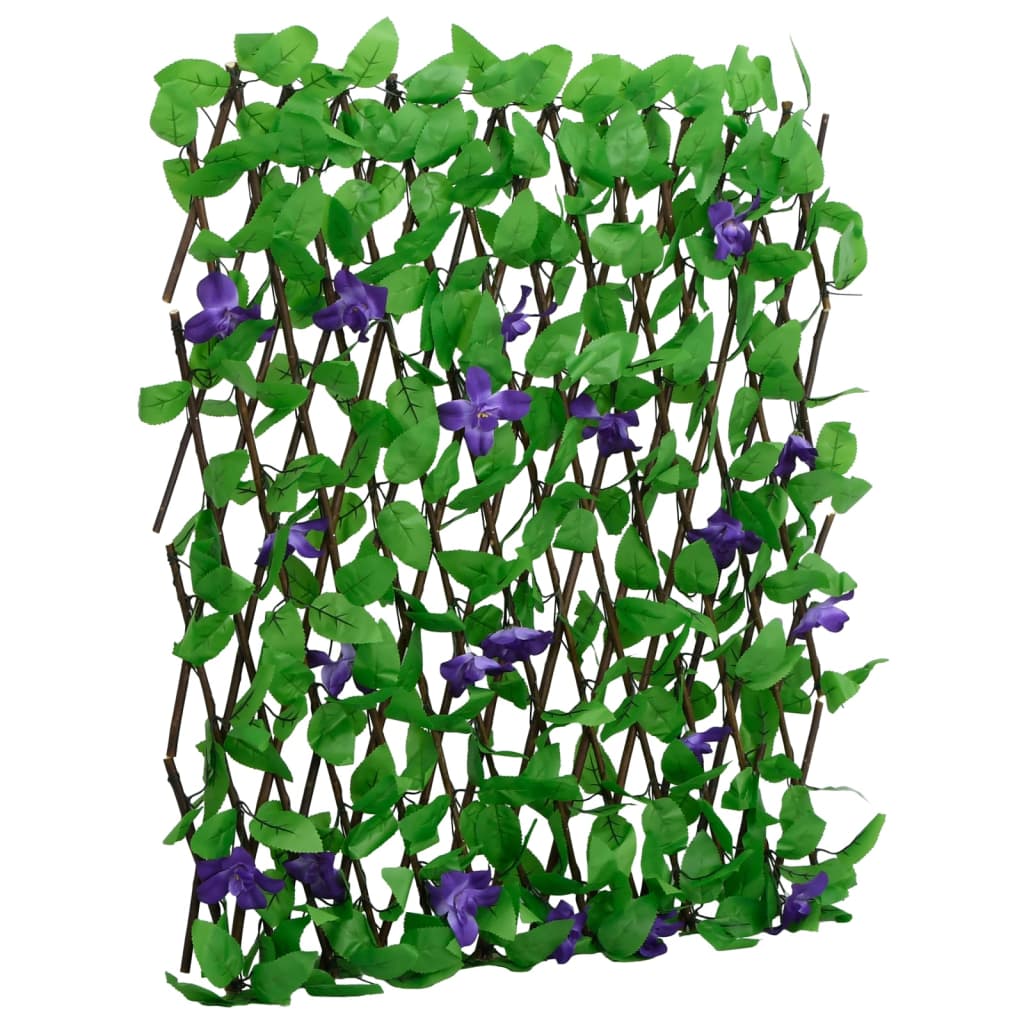 Vidaxx plante de lierre artificielle sur treillis 5 pcs extensible 180x70 cm vert