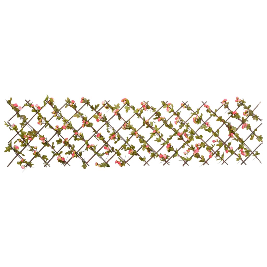 Vidaxx plante de lierre artificielle sur treillis extensible 180x60 cm rose foncé
