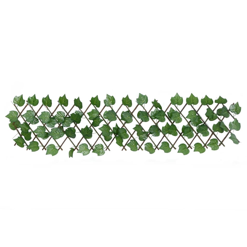Vidaxx plante artificielle feuille de vigne sur treillis extensible 180x20 cm vert