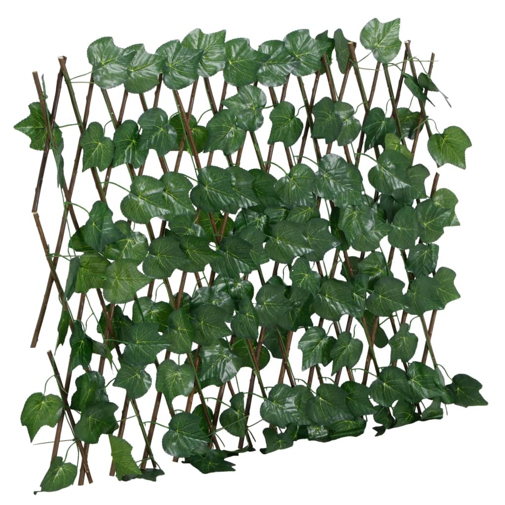 Vidaxx plante artificielle feuille de vigne sur treillis extensible 190x60 cm vert