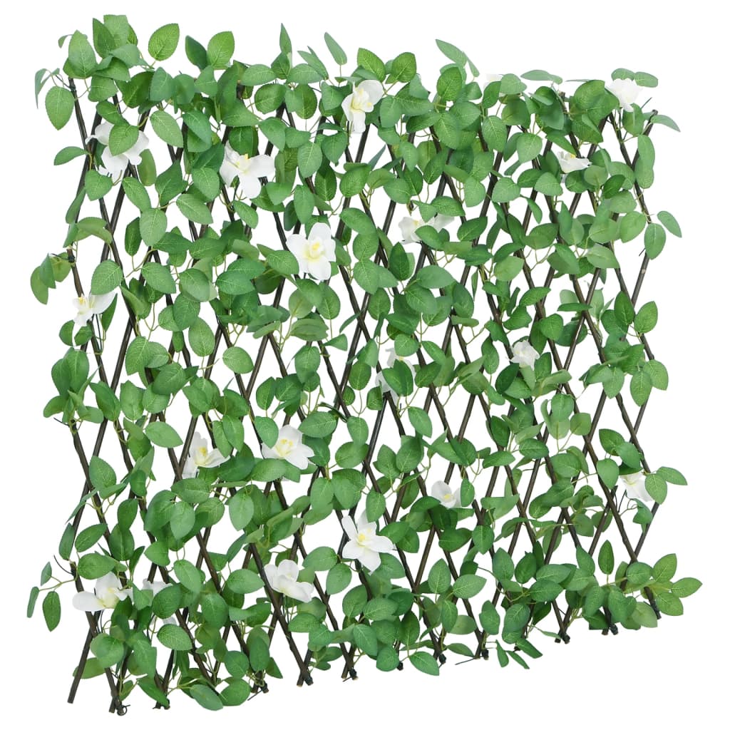 Vidaxx plante de lierre artificielle sur treillis extensible 186x30 cm vert