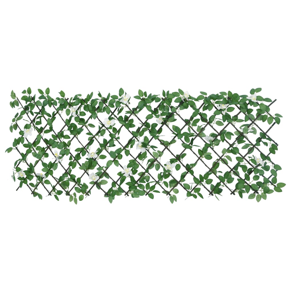 Vidaxx plante de lierre artificielle sur treillis extensible 186x30 cm vert