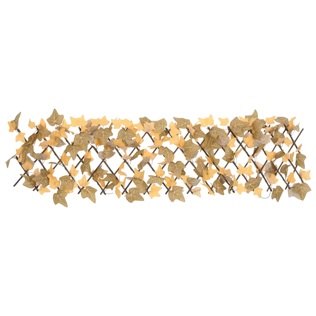 Vidaxx plante artificielle feuille d'érable sur treillis extensible 180x30 cm orange