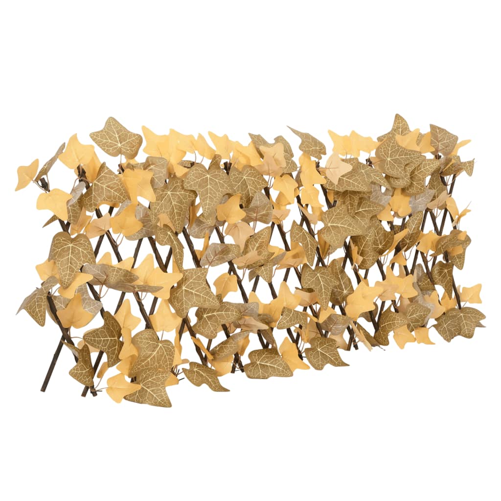 Vidaxx plante artificielle treillis de feuilles d'érable 5 pcs extensible 180x30 cm orange