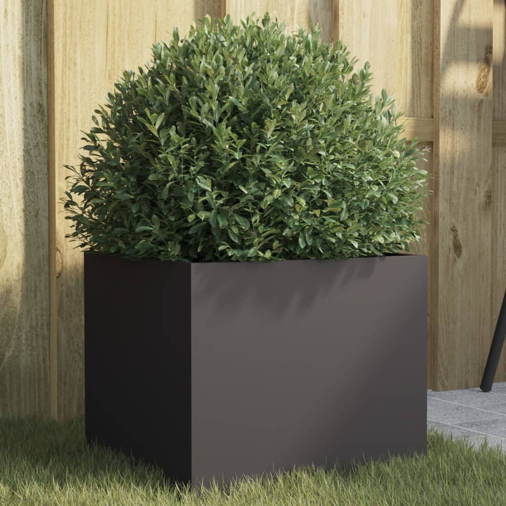 Vidaxx jardinière 32x30x29 cm acier noir