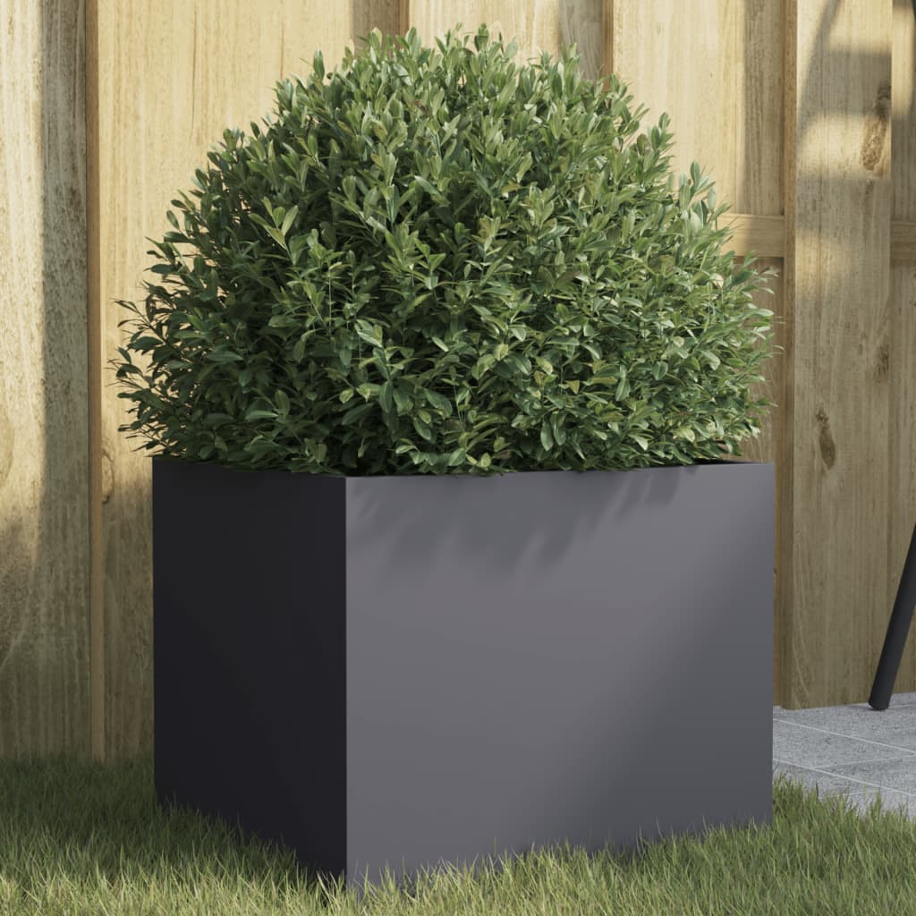 Vidaxx jardinière 32x30x29 cm acier anthracite