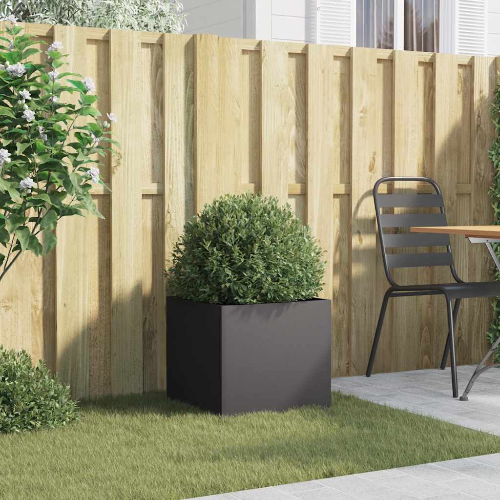 Vidaxx jardinière 42x40x39 cm acier noir