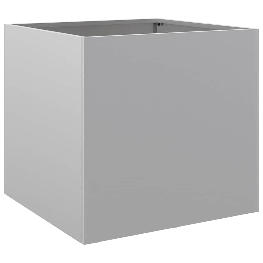 Jardinière Vidaxx 42x40x39 cm acier galvanisé couleur argent