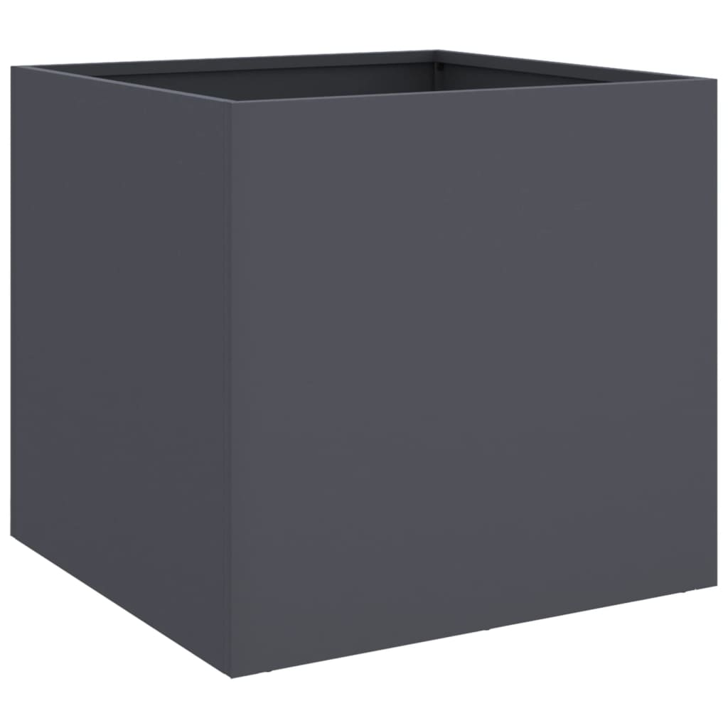 Vidaxx jardinière 49x47x46 cm acier anthracite