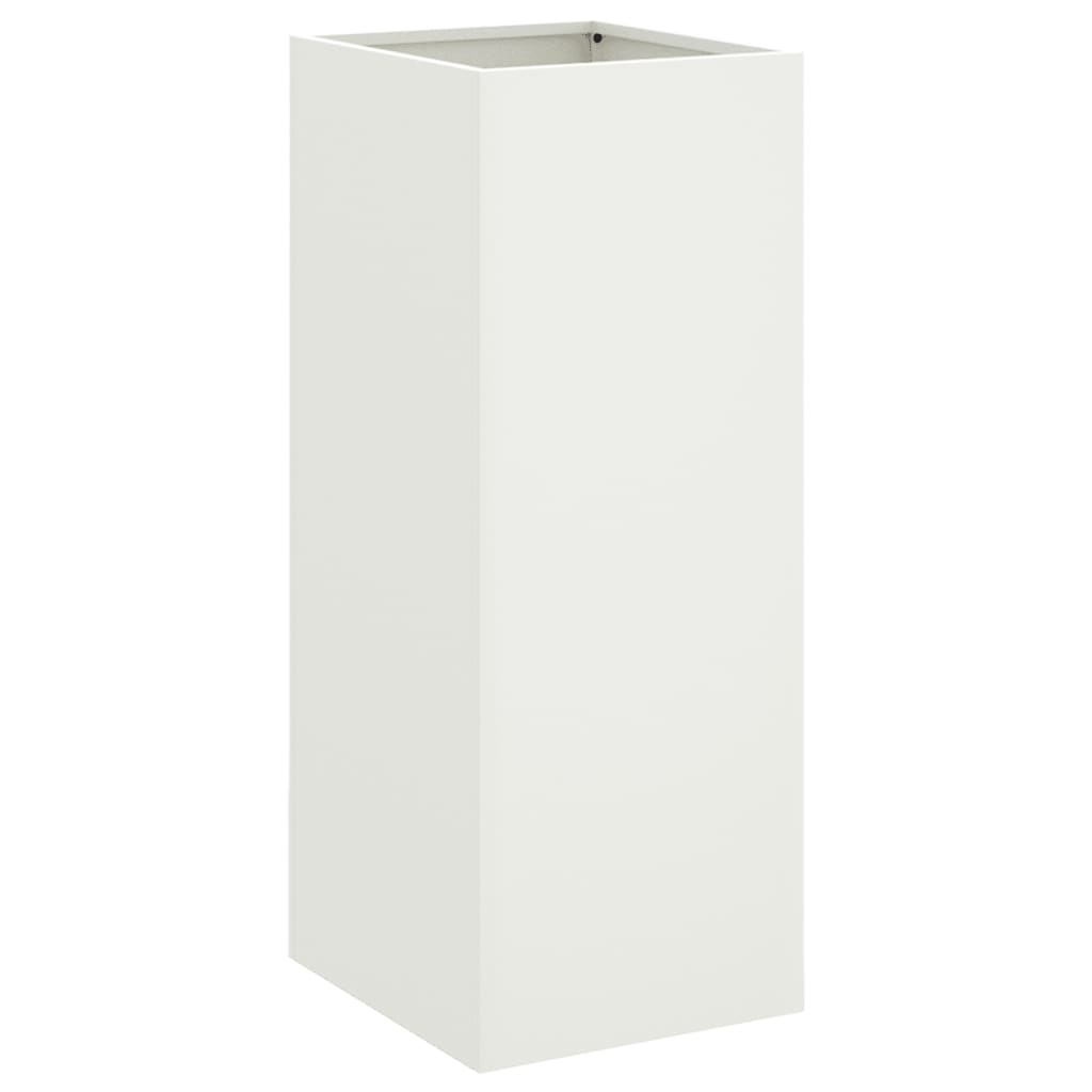 Vidaxx jardinière 32x29x75 cm acier blanc