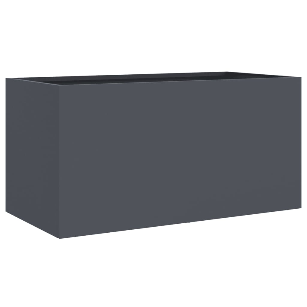 Vidaxx jardinière 62x30x29 cm acier anthracite