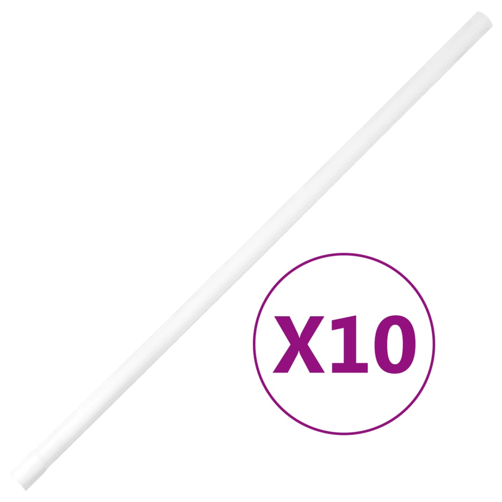 Vidaxxl goulotte de câbles ø20 mm 10 m PVC