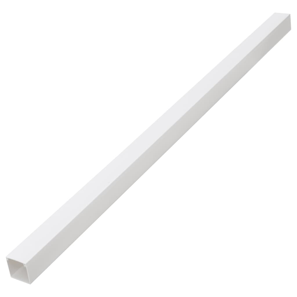 Vidaxxl goulotte de câbles 33x33 mm 10 m PVC