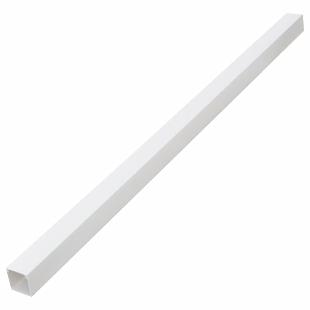 Vidaxxl goulotte de câbles 40x40 mm 10 m PVC