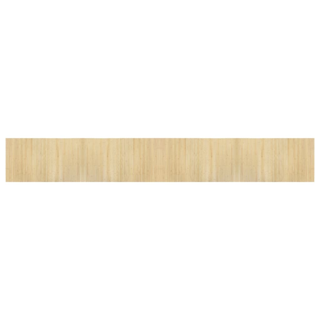 Vidaxx tapis rectangulaire 60x400 cm bambou naturel clair