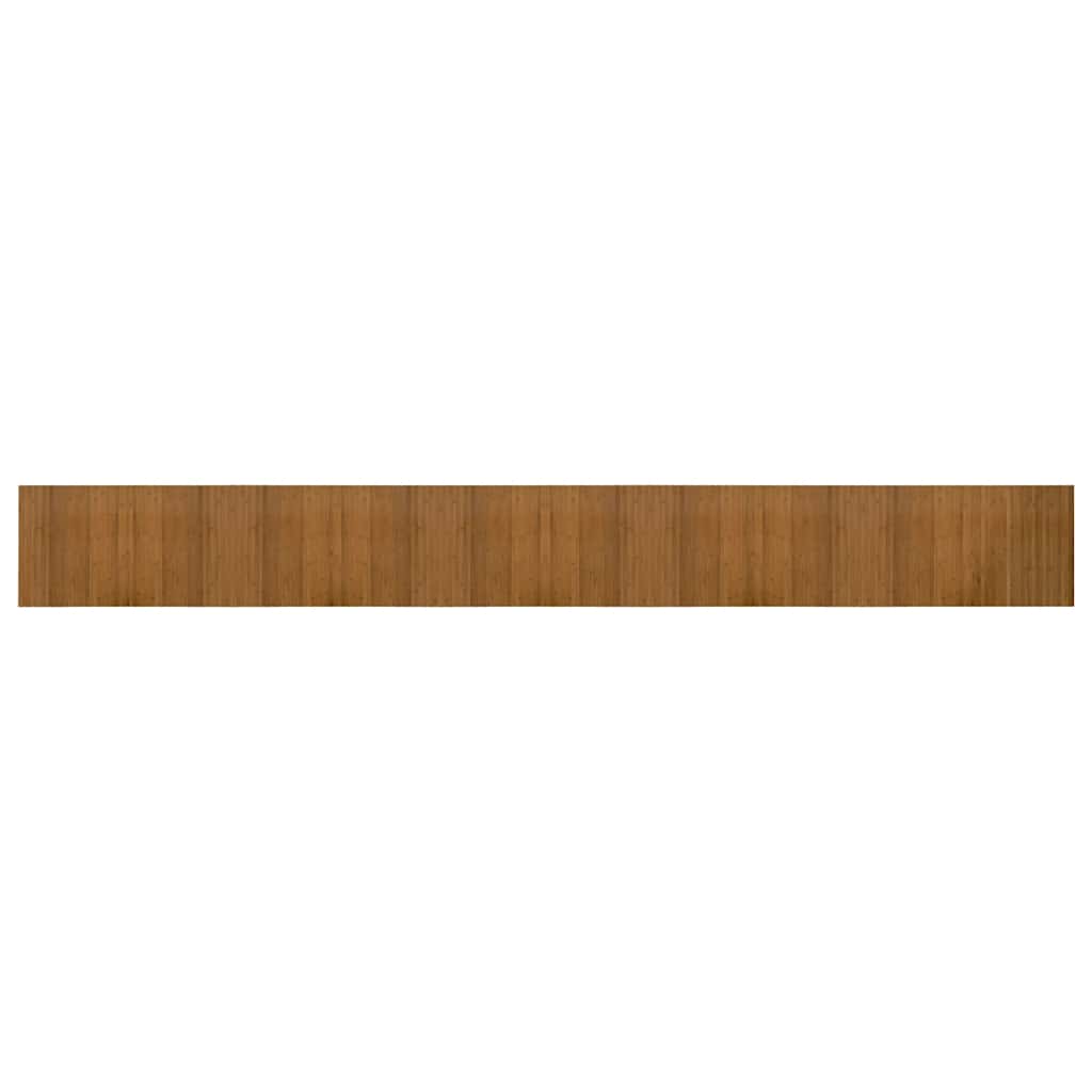 Vidaxx tapis rectangulaire 60x500 cm bambou marron