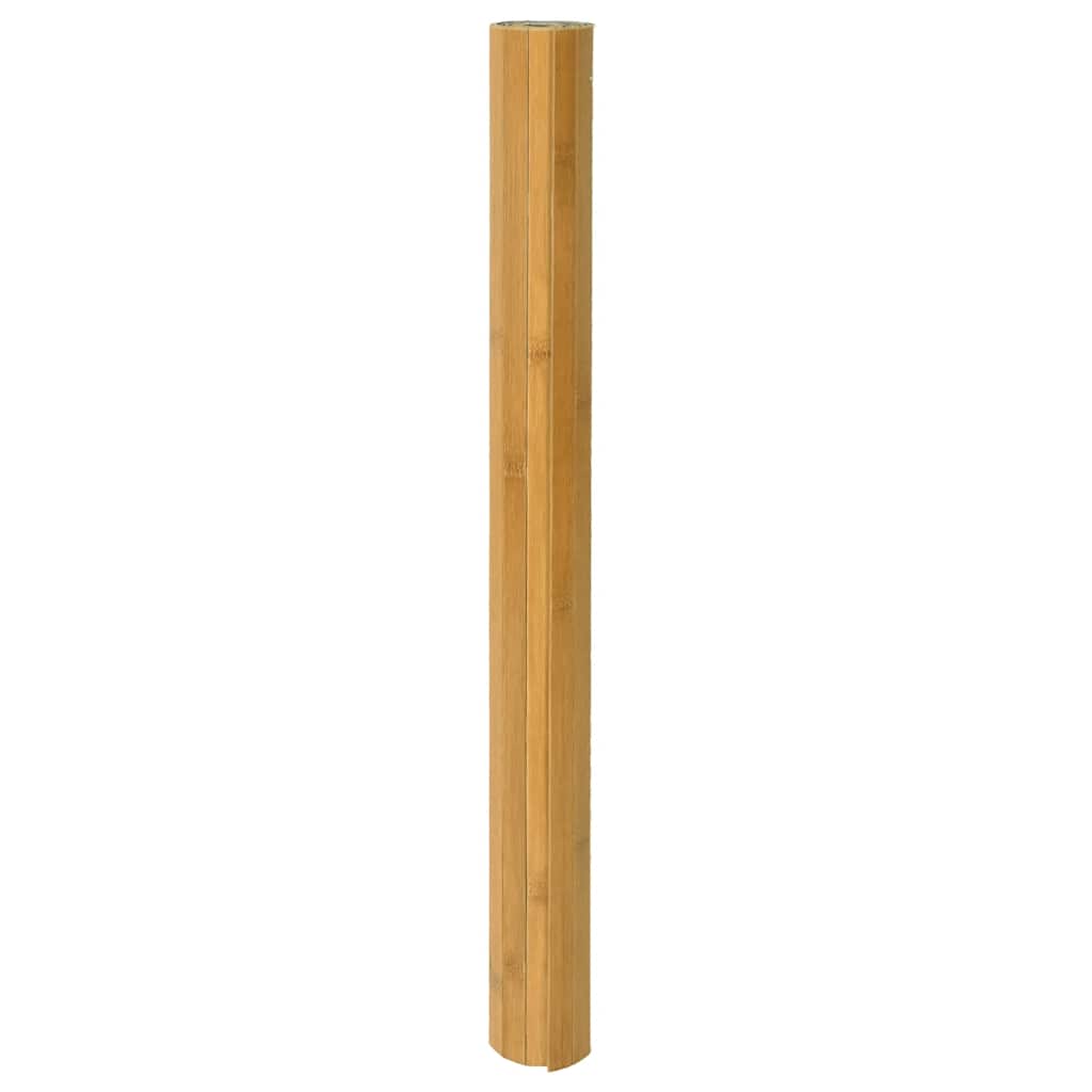 Vidaxx tapis rectangulaire 70x100 cm bambou naturel