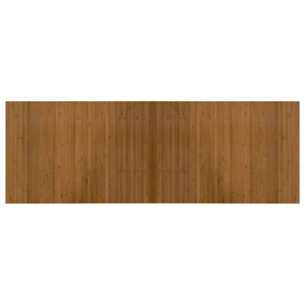 Vidaxx tapis rectangulaire 70x200 cm bambou marron