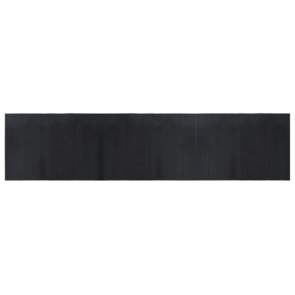 Vidaxx tapis rectangulaire 70x300 cm bambou noir
