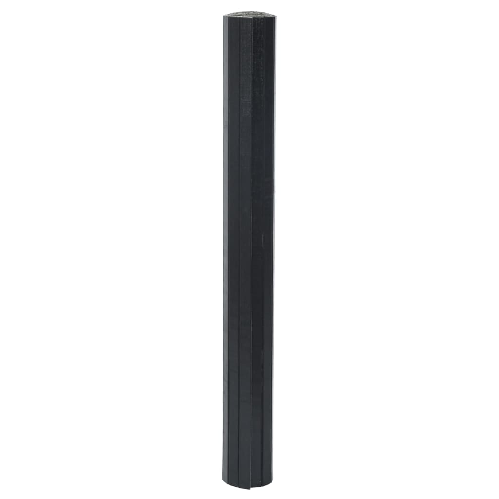 Vidaxx tapis rectangulaire 70x400 cm bambou noir