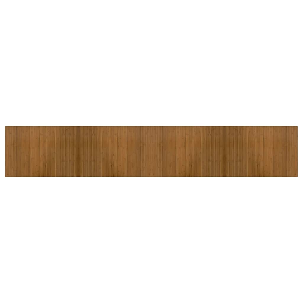 Vidaxx tapis rectangulaire 70x400 cm bambou marron