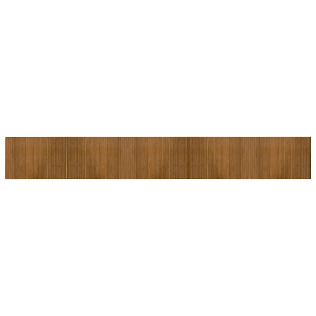 Vidaxx tapis rectangulaire 70x500 cm bambou marron